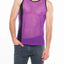 Go Softwear Purple and black Frisky Tank Top