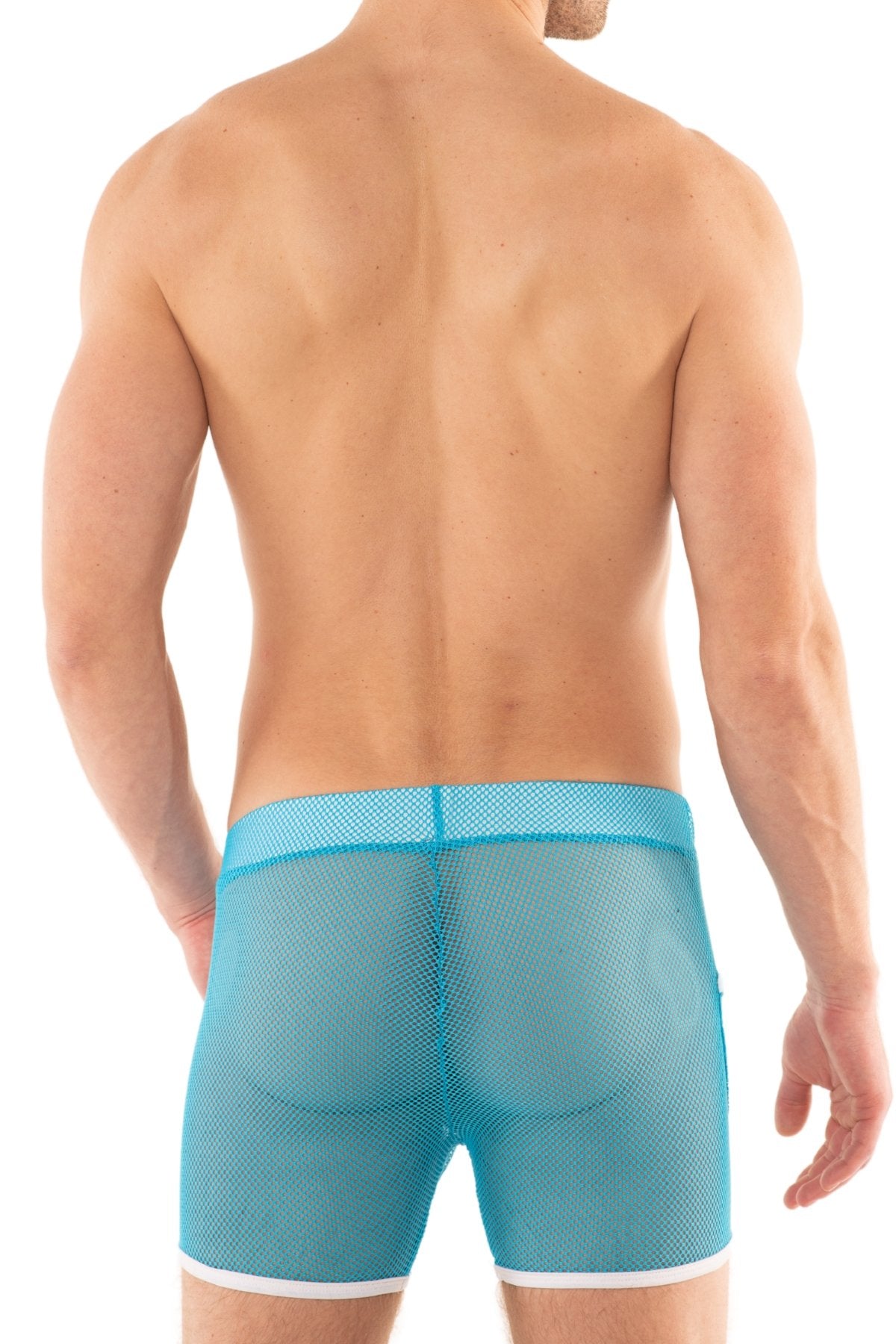 Go Softwear Turquoise Cabana Mesh Short