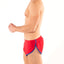 Go softwear Red and Royal California Shorty w/Side Split