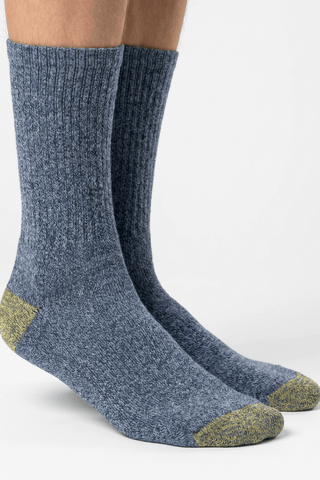 GoldToe Blue & Yellow Accented Socks - GOL-HWB3