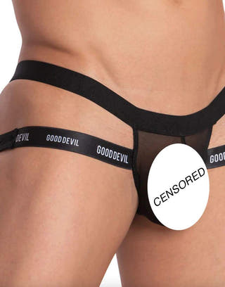 Good Devil Black Love Me Now Jockstrap