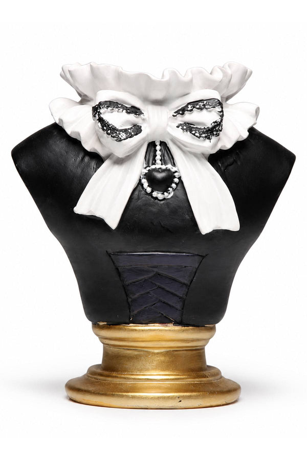 Gothic Ruffled Bust Vase & Container