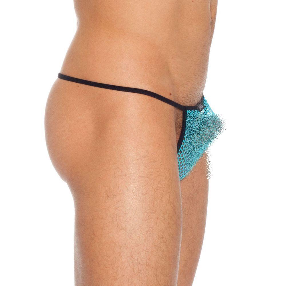 Gregg Homme Aqua T-Back Beyond Doubt Net Mesh G-String