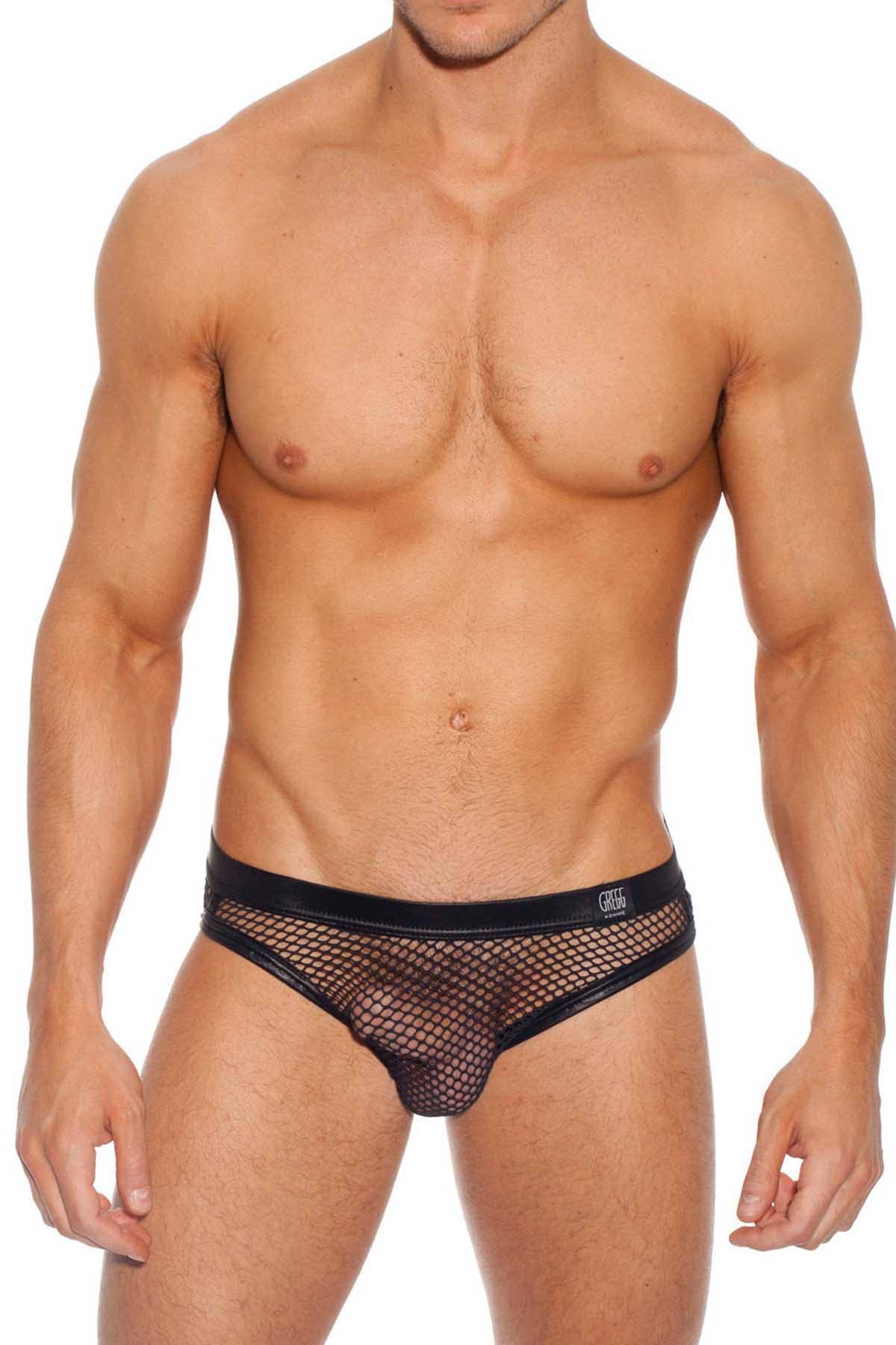 Gregg Homme Black Beyond-Doubt Mesh Brief
