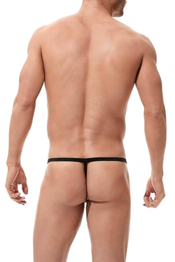 Gregg Homme Black High Line Laser Cut Embroidered Pouch G-String thumbnail 3