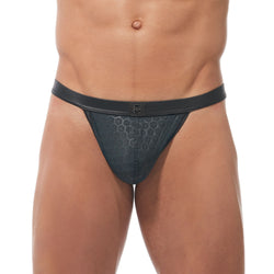 Gregg Homme Black Redline Thong thumbnail 1