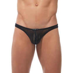 Gregg Homme Black Strap Thong thumbnail 2