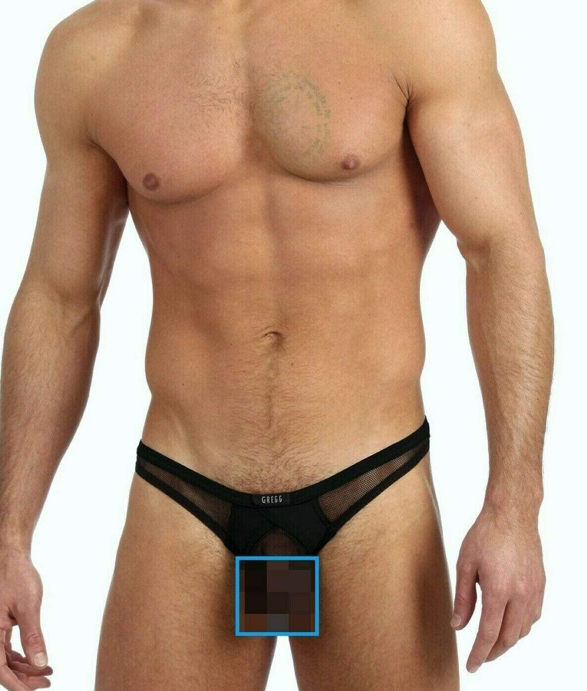 Gregg Homme Black Thong X-Rated Maximizer Support Thongs