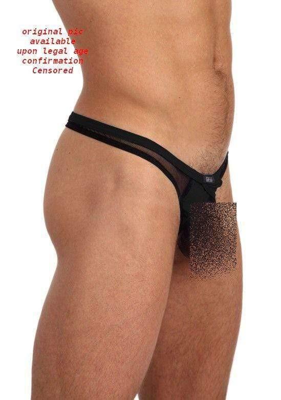 Gregg Homme Black Thong X-Rated Maximizer Support Thongs