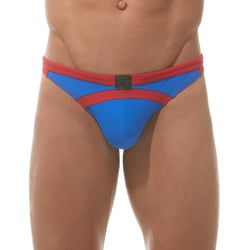 Gregg Homme Red/Royal Sea Reef Swim Thong thumbnail 1