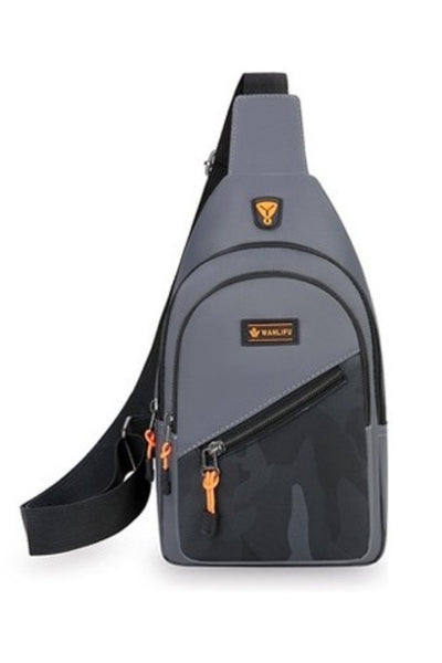 Grey Camo Crossbody