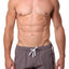 Grey Striped Runner Short