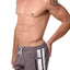Grey Striped Runner Short