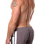 Grey Striped Runner Short