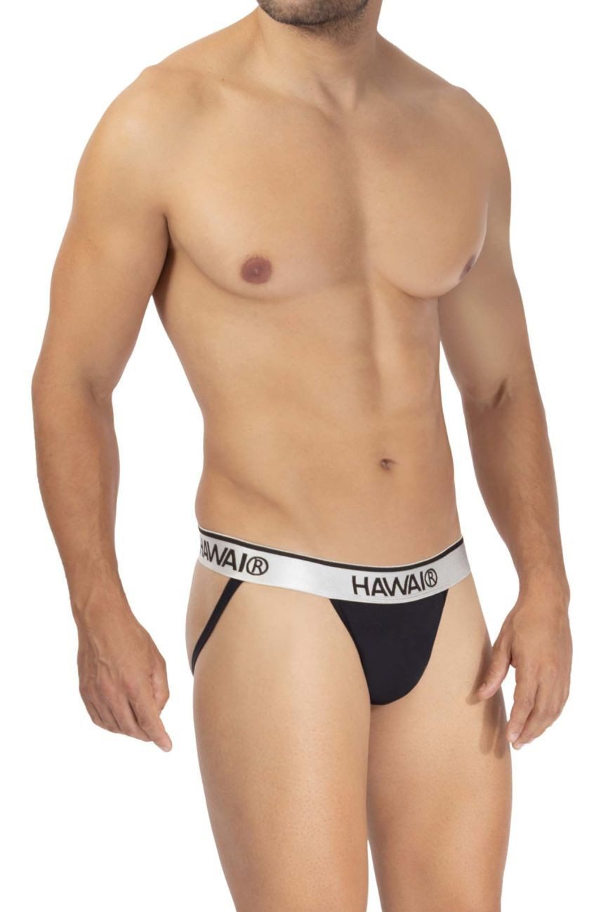 HAWAI Black 42337 Microfiber Jockstrap