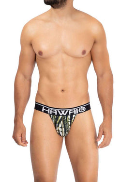 HAWAI Military Green 42167 Printed Microfiber Jockstrap thumbnail 1