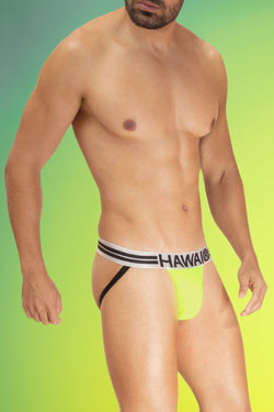 HAWAI Neon Green 42268 Microfiber Jockstrap thumbnail 3