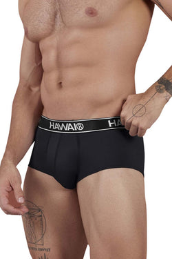 HAWAIR Men's Underwear 41961 Microfiber Briefs Color Black thumbnail 4