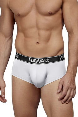 HAWAIR Men's Underwear 41961 Microfiber Briefs Color White thumbnail 2
