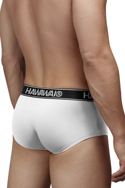 HAWAIR Men's Underwear 41961 Microfiber Briefs Color White thumbnail 3