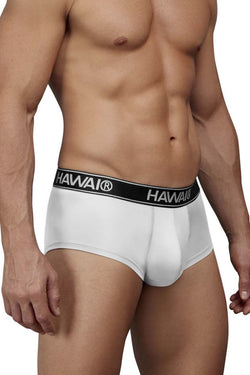 HAWAIR Men's Underwear 41961 Microfiber Briefs Color White thumbnail 4
