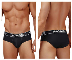 HAWAIR Men's Underwear 41962 Cotton blend Briefs Color Black-01 thumbnail 1