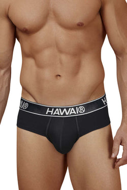 HAWAIR Men's Underwear 41962 Cotton blend Briefs Color Black-01 thumbnail 2