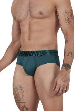 HAWAIR Men's Underwear 41963 Microfiber Briefs Color Green thumbnail 4