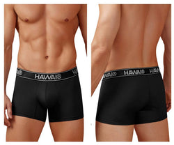 HAWAIR Men's Underwear 41977 Microfiber Trunks Color Black-01 thumbnail 1
