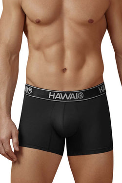 HAWAIR Men's Underwear 41977 Microfiber Trunks Color Black-01 thumbnail 2