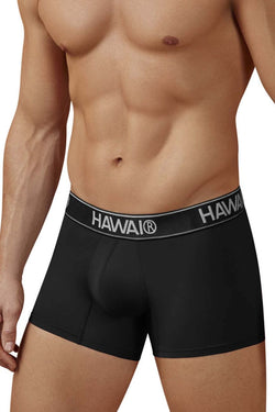 HAWAIR Men's Underwear 41977 Microfiber Trunks Color Black-01 thumbnail 4