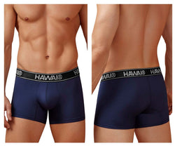 HAWAIR Men's Underwear 41977 Microfiber Trunks Color Dark Blue-01 thumbnail 1