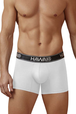 HAWAIR Men's Underwear 41977 Microfiber Trunks Color White-01 thumbnail 2