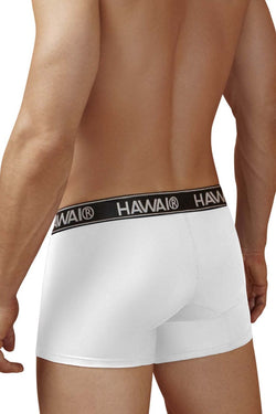 HAWAIR Men's Underwear 41977 Microfiber Trunks Color White-01 thumbnail 3