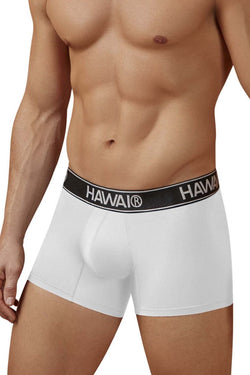 HAWAIR Men's Underwear 41977 Microfiber Trunks Color White-01 thumbnail 4