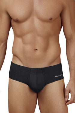 HAWAIR Men's Underwear 42241 Microfiber Briefs Color Black-01 thumbnail 2
