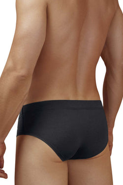 HAWAIR Men's Underwear 42241 Microfiber Briefs Color Black-01 thumbnail 3