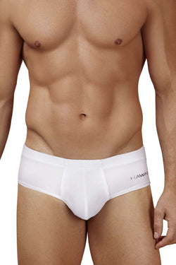 HAWAIR Men's Underwear 42241 Microfiber Briefs Color White-01 thumbnail 2