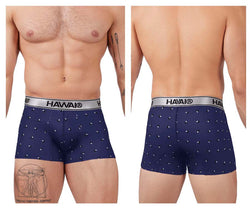 HAWAIR Men's Underwear 42470 Printed Microfiber Trunks Color Blue thumbnail 1
