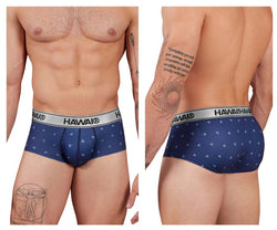 HAWAIR Men's Underwear 42480 Printed Microfiber Briefs Color Blue thumbnail 1