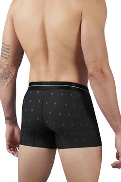 HAWAIR Men's Underwear 42520 Printed Microfiber Trunks Color Black thumbnail 3