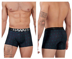 HAWAIR Men's Underwear 42520 Printed Microfiber Trunks Color Dark Blue thumbnail 1