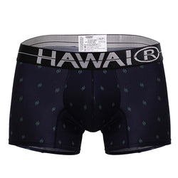 HAWAIR Men's Underwear 42520 Printed Microfiber Trunks Color Dark Blue thumbnail 4