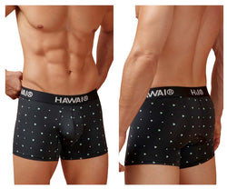 HAWAIR Men's Underwear 42570 Microfiber Trunks Color Black thumbnail 1
