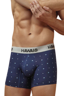 HAWAIR Men's Underwear 42570 Microfiber Trunks Color Dark Blue thumbnail 4