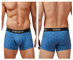 HAWAIR Men's Underwear 42571 Cotton blend Trunks Color Blue Quartz thumbnail 1