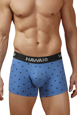 HAWAIR Men's Underwear 42571 Cotton blend Trunks Color Blue Quartz thumbnail 2