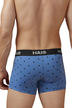 HAWAIR Men's Underwear 42571 Cotton blend Trunks Color Blue Quartz thumbnail 3