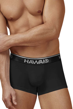 HAWAIR Men's Underwear 4986 Cotton blend Trunks Color Black-01 thumbnail 2