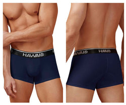 HAWAIR Men's Underwear 4986 Cotton blend Trunks Color Dark Blue-01 thumbnail 1